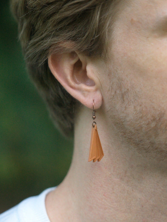 Dangle Earrings - Triple Fold - Built By Booth