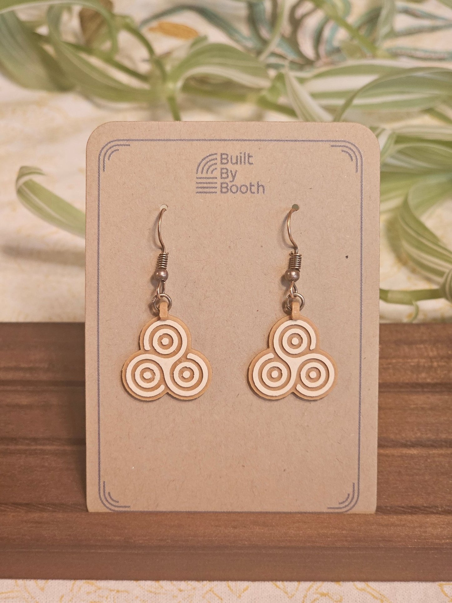 Dangle Earrings - Triple Spin - Built By Booth