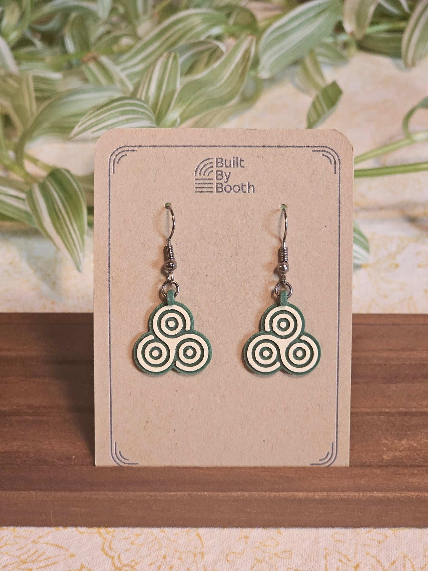 Dangle Earrings - Triple Spin - Built By Booth