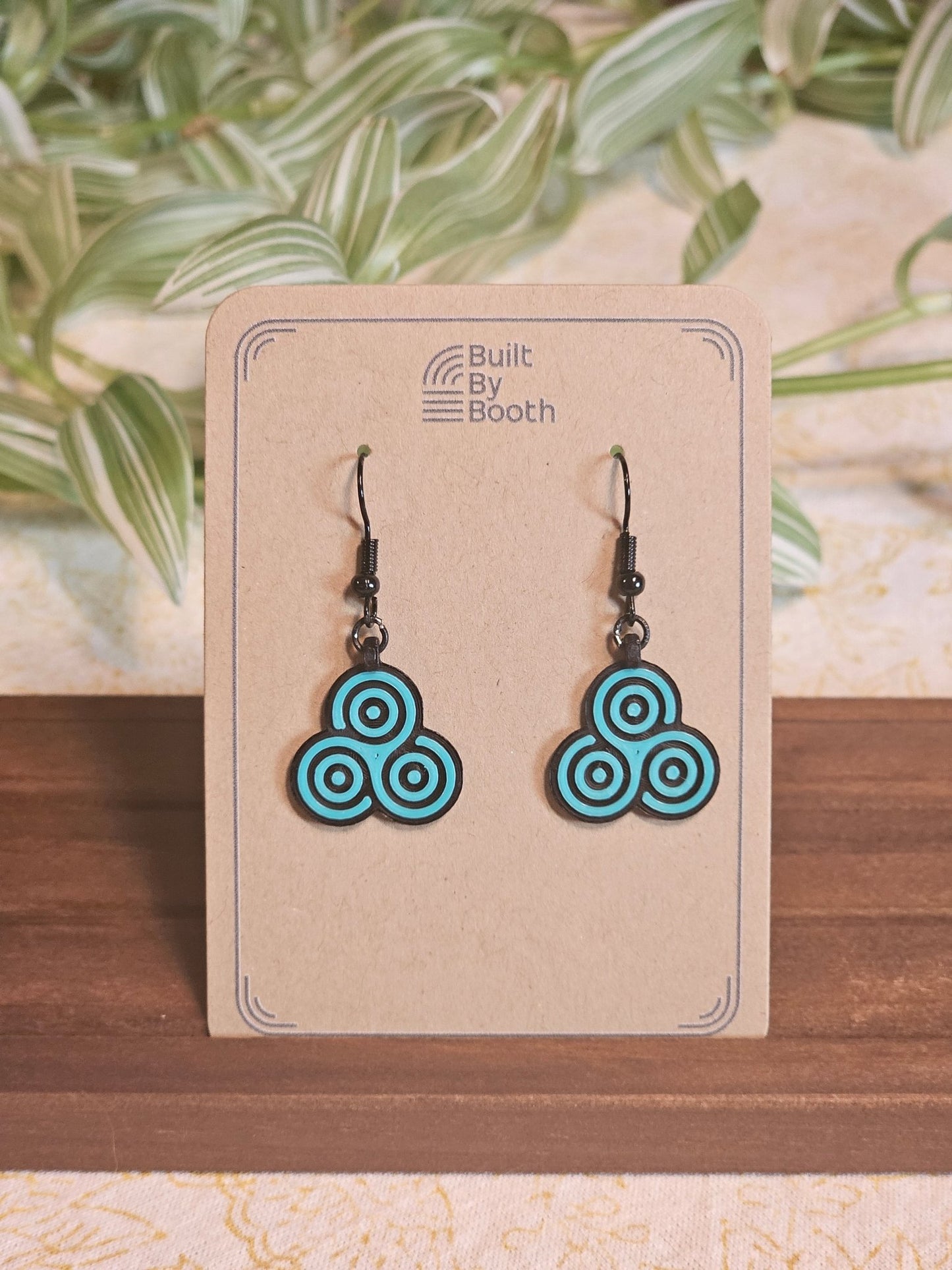 Dangle Earrings - Triple Spin - Built By Booth