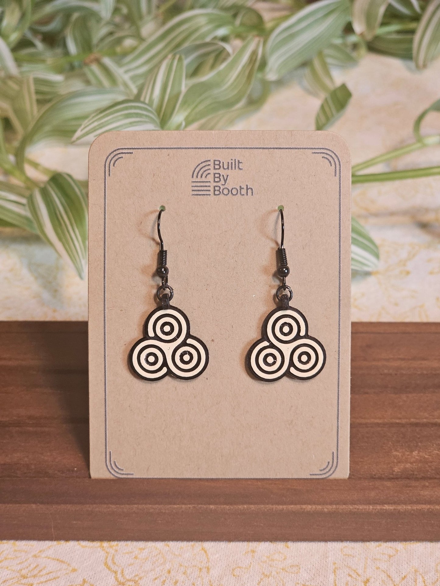 Dangle Earrings - Triple Spin - Built By Booth