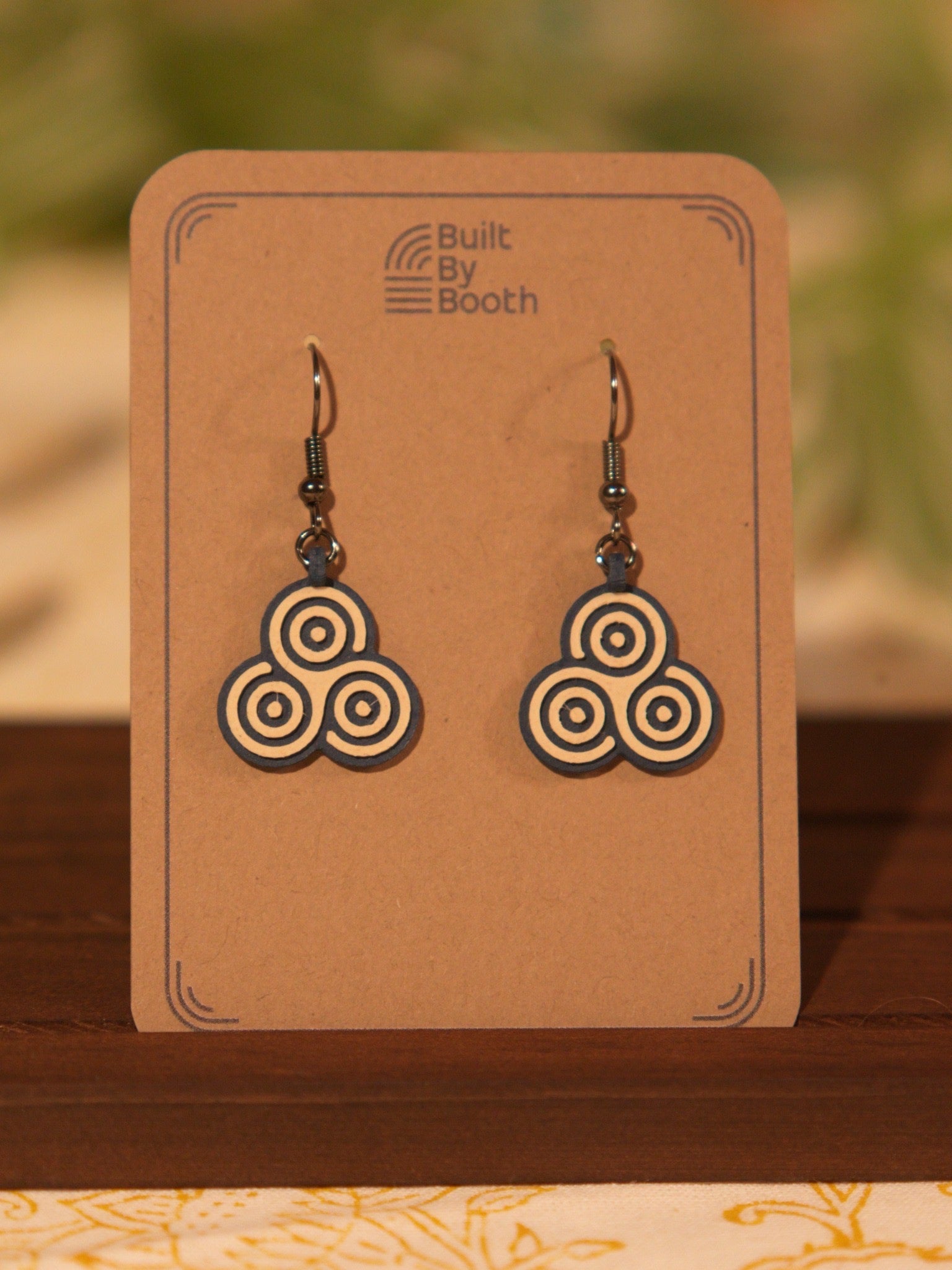 Dangle Earrings - Triple Spin - Built By Booth
