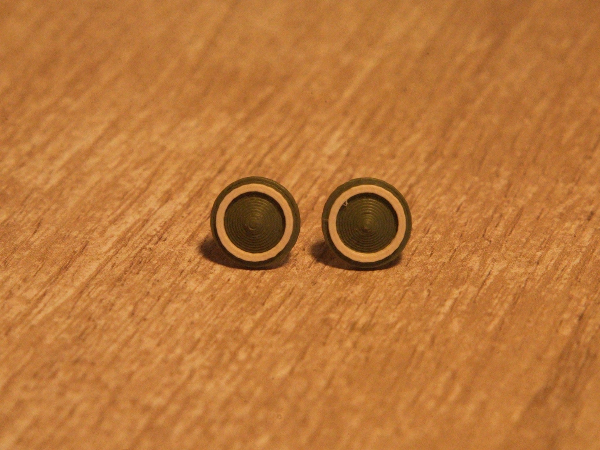 Stud Earrings - 11mm Ring Rise - Built By Booth