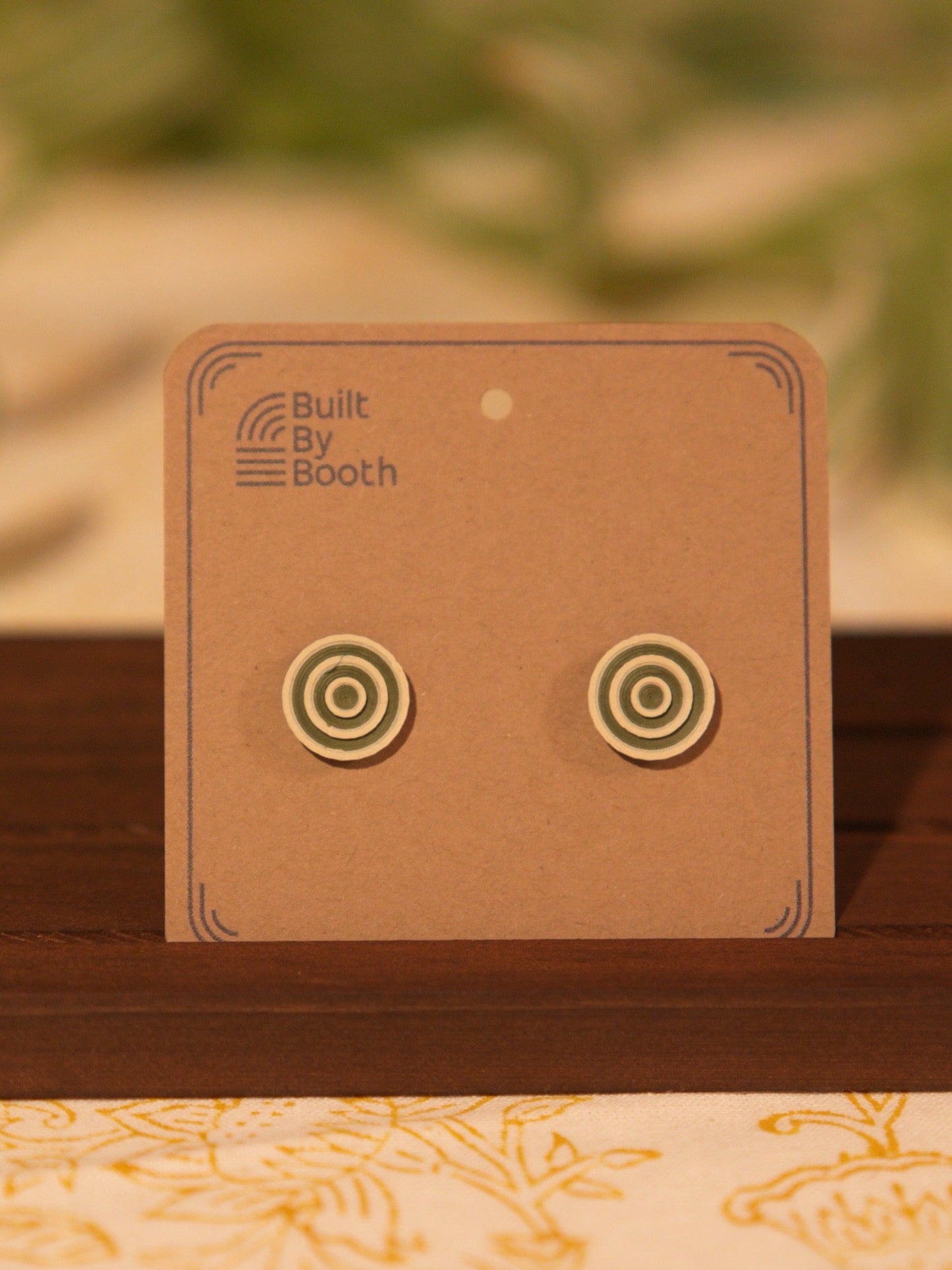 Stud Earrings - 12mm Ripples - Built By Booth