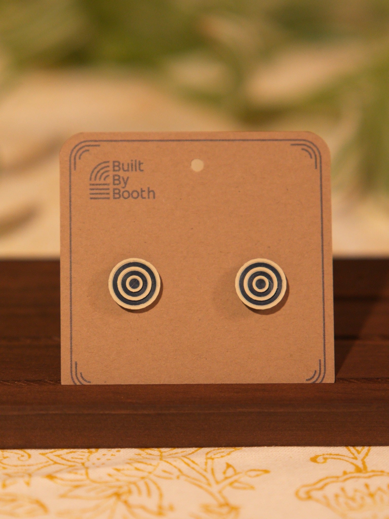 Stud Earrings - 12mm Ripples - Built By Booth