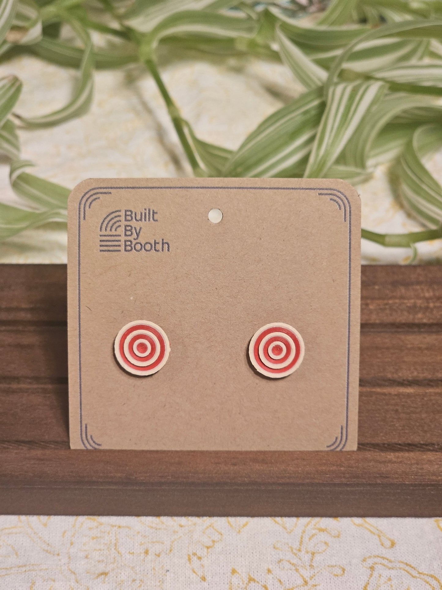 Stud Earrings - 12mm Ripples - Built By Booth