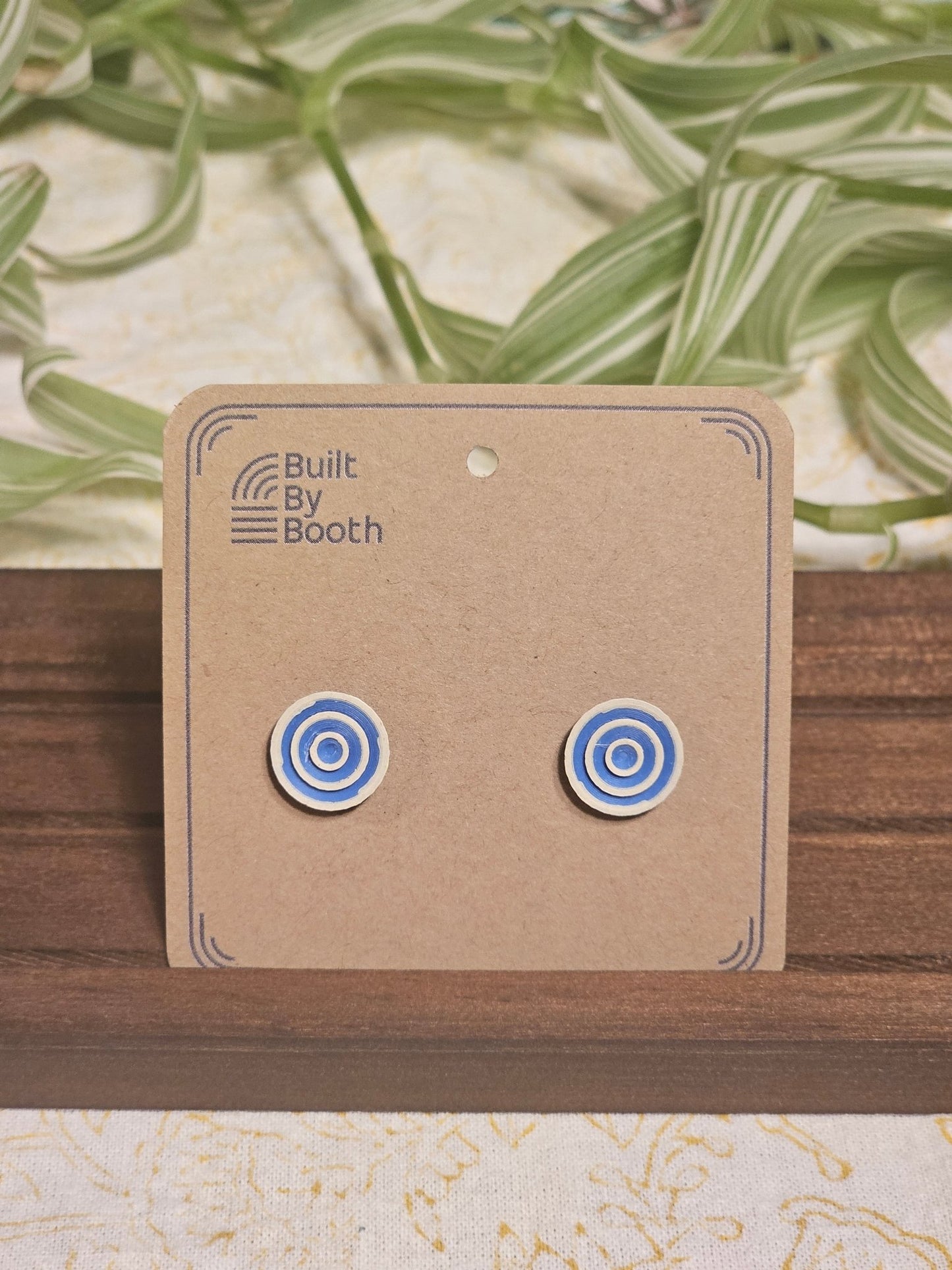 Stud Earrings - 12mm Ripples - Built By Booth