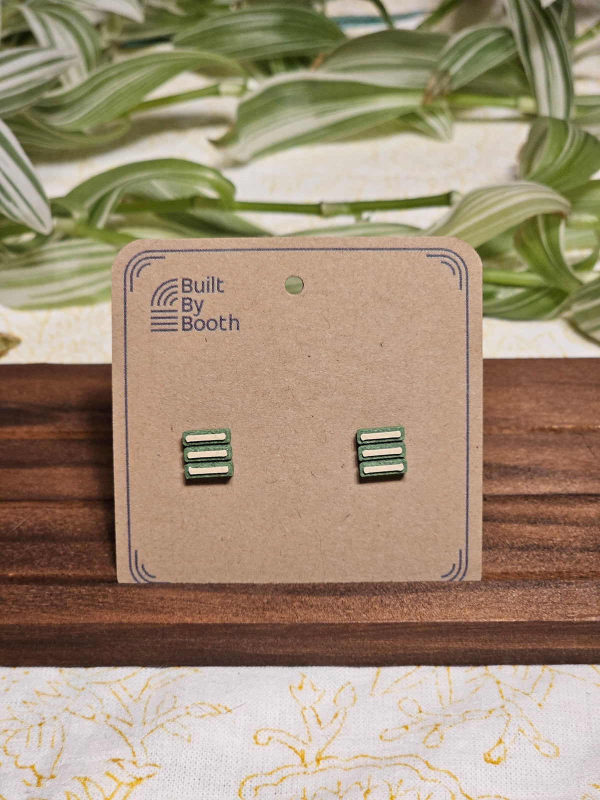 Stud Earrings - 3 Bars - Built By Booth