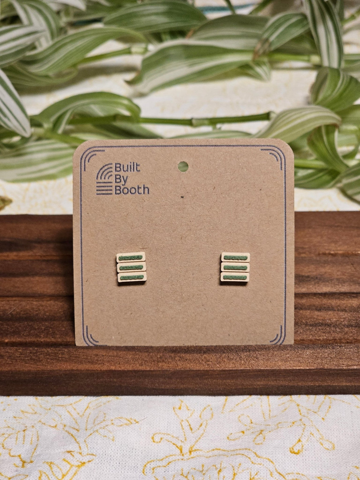 Stud Earrings - 3 Bars - Built By Booth