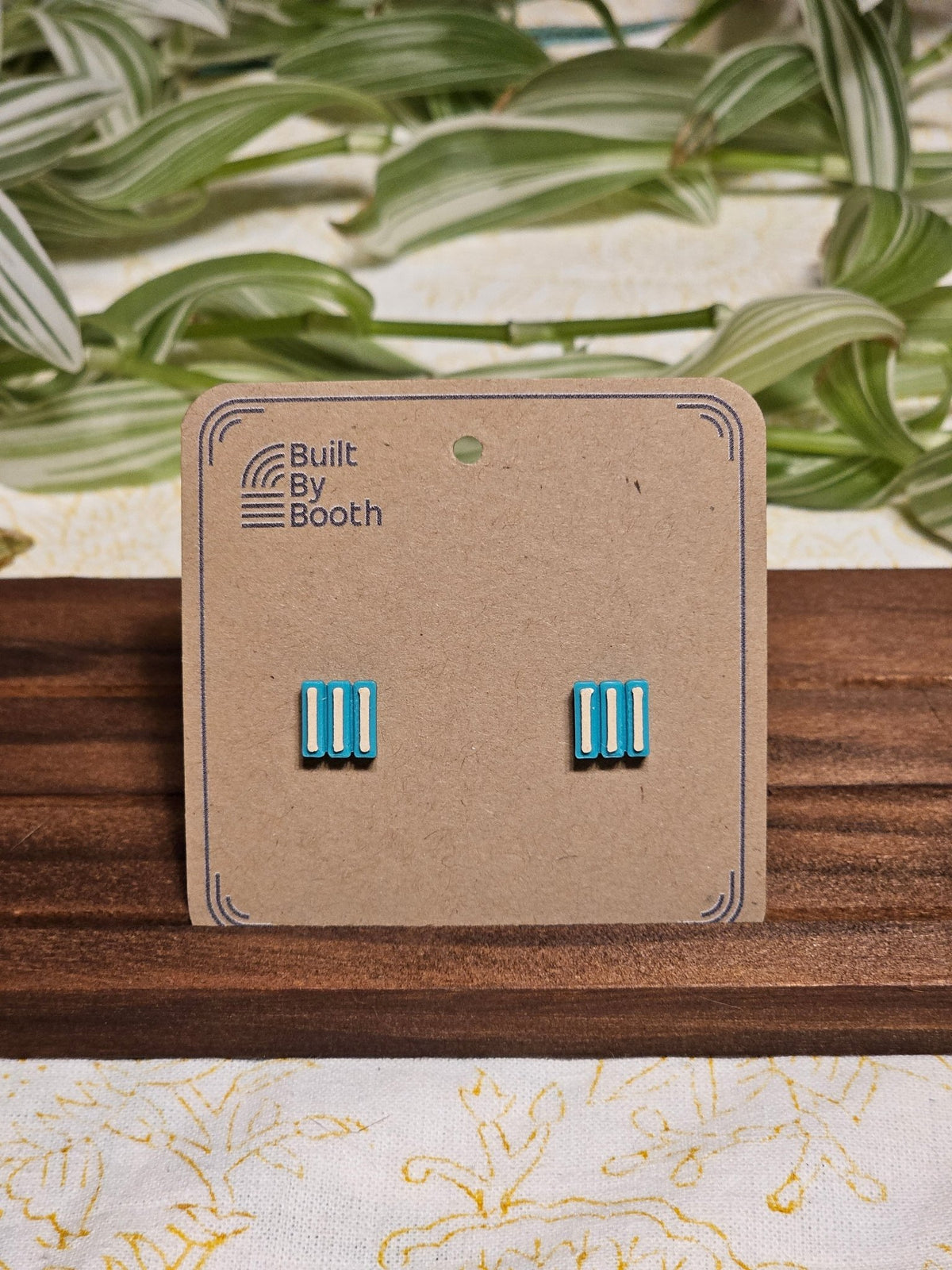 Stud Earrings - 3 Bars - Built By Booth
