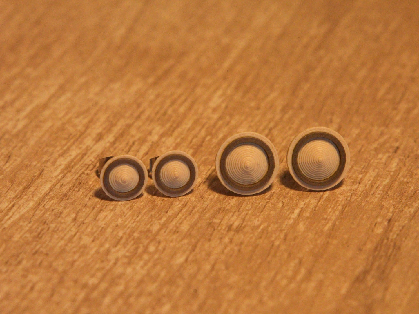 Stud Earrings - 8mm Ring Rise - Built By Booth