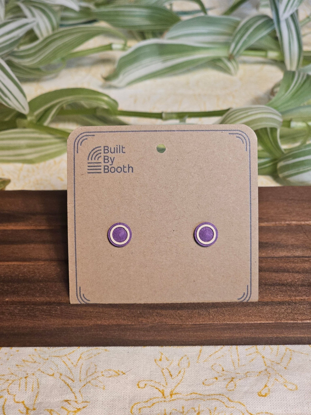 Stud Earrings - 8mm Ring Rise - Built By Booth